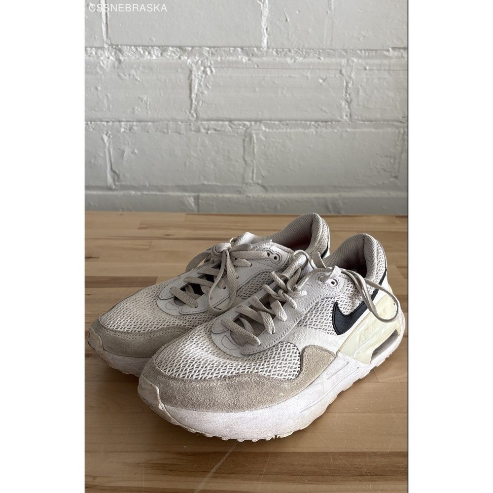 Nike Shoes Womens Air Max SYSTM Athletic Low Sneakers DM9538-100 White Mesh -7.5